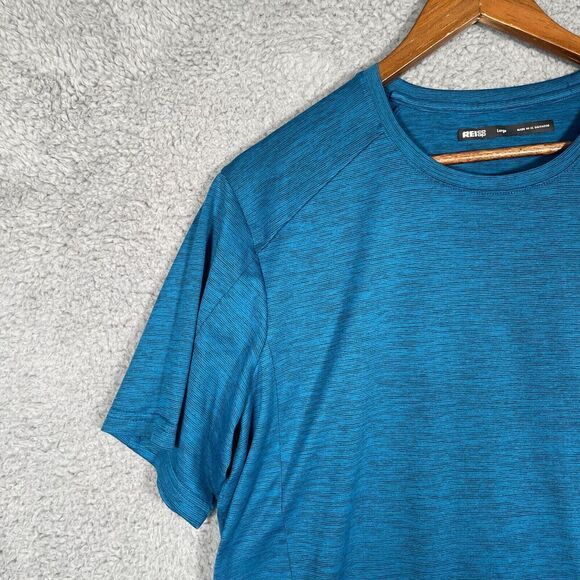 REI Co-op Active Pursuits Short Sleeve Shirt Men's Large Blue Performance - Picture 2 of 10